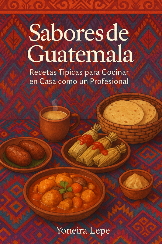 Libro de sabores de Guatemala recetas típicas para cocinar en casa como un profesional.
